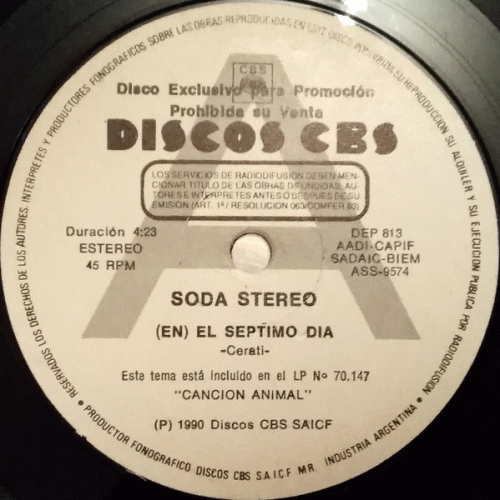 Soda Stereo : (En) El Septimo Dia
